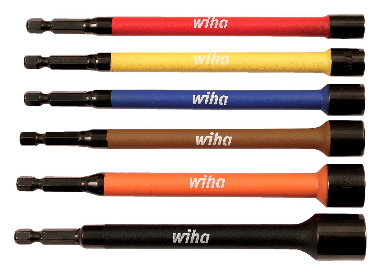 Wiha Nut Setter Set Color Coded Magnetic