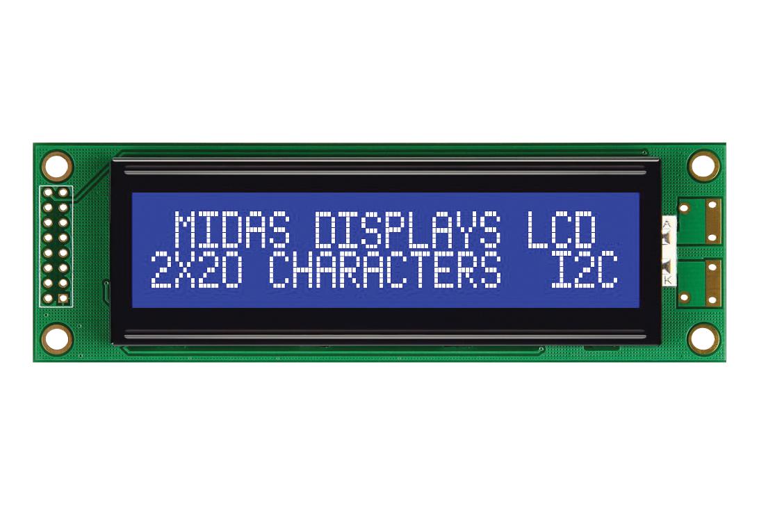 Mc A W Bnmlwi V Midas Displays Alphanumeric Lcd X White