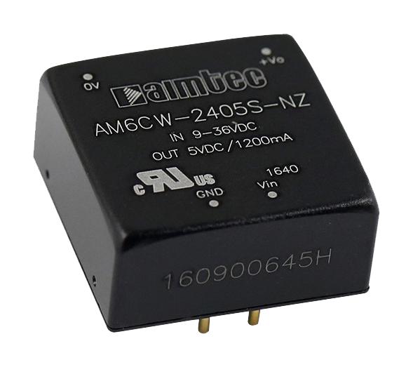 Am Cw D Nz Std Aimtec Isolated Din Rail Mount Dc Dc Converter