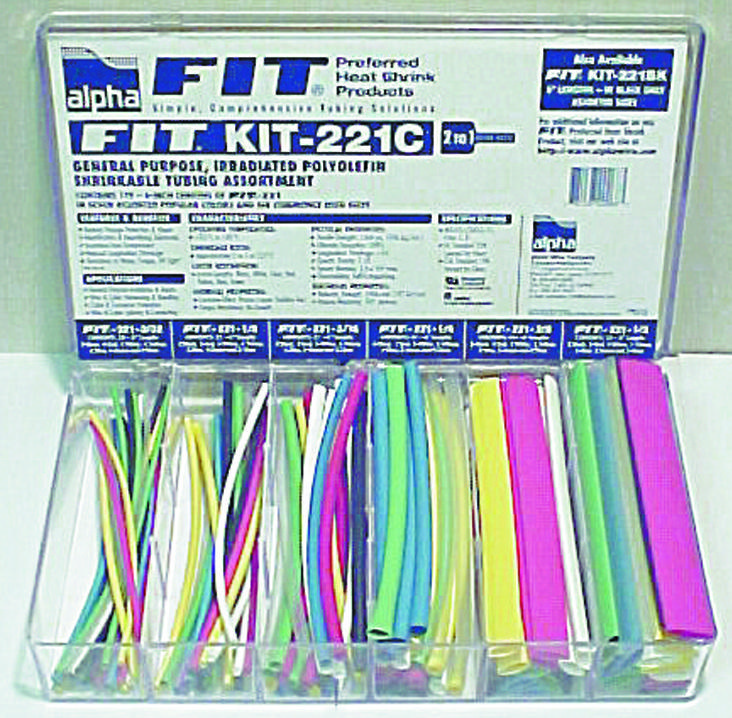 Fit Kit C Alpha Wire Heat Shrink Tubing Kit Fit