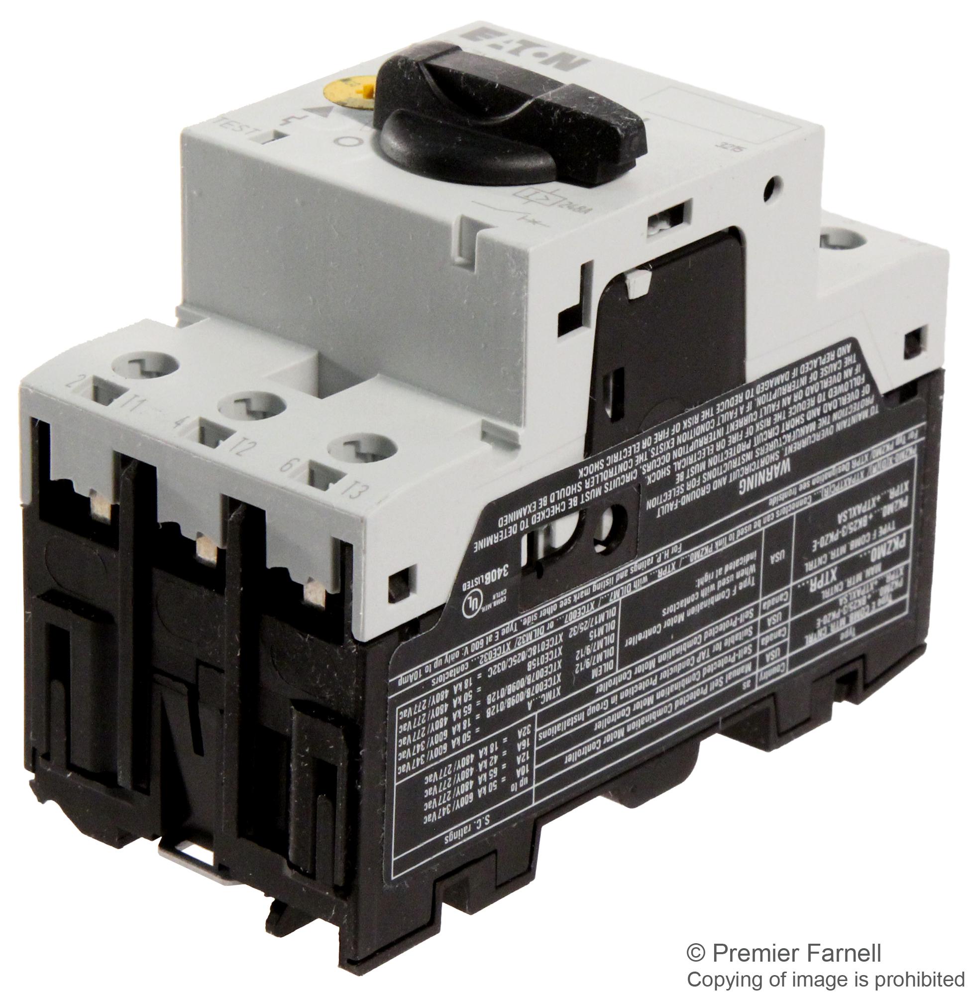 PKZM0 16 Eaton Moeller Thermal Magnetic Circuit Breaker Motor