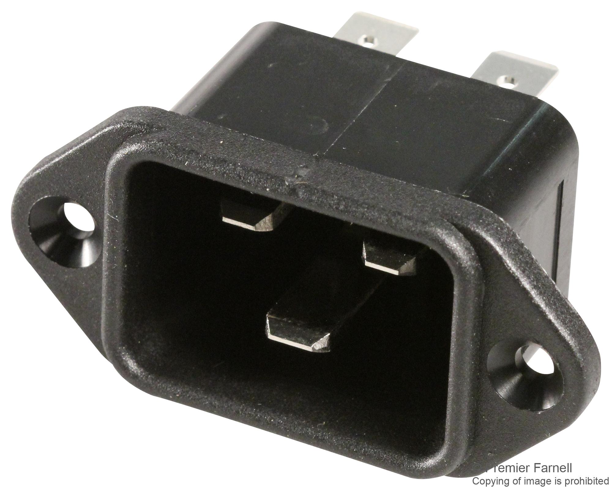 20ESRM-3 - Corcom - Te Connectivity - IEC Power Connector, IEC C20 ...