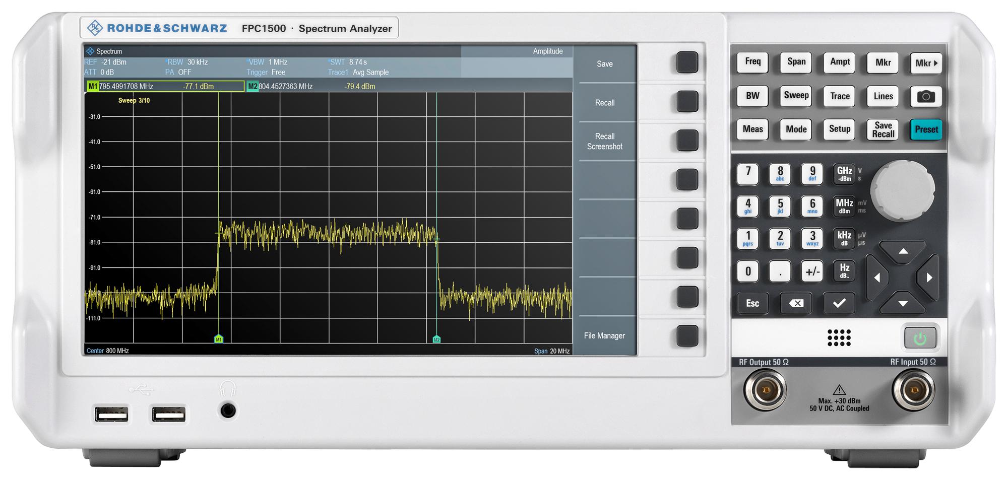 FPC-COM2P99 - Rohde & Schwarz - Spectrum Analyzer, with Tracking ...