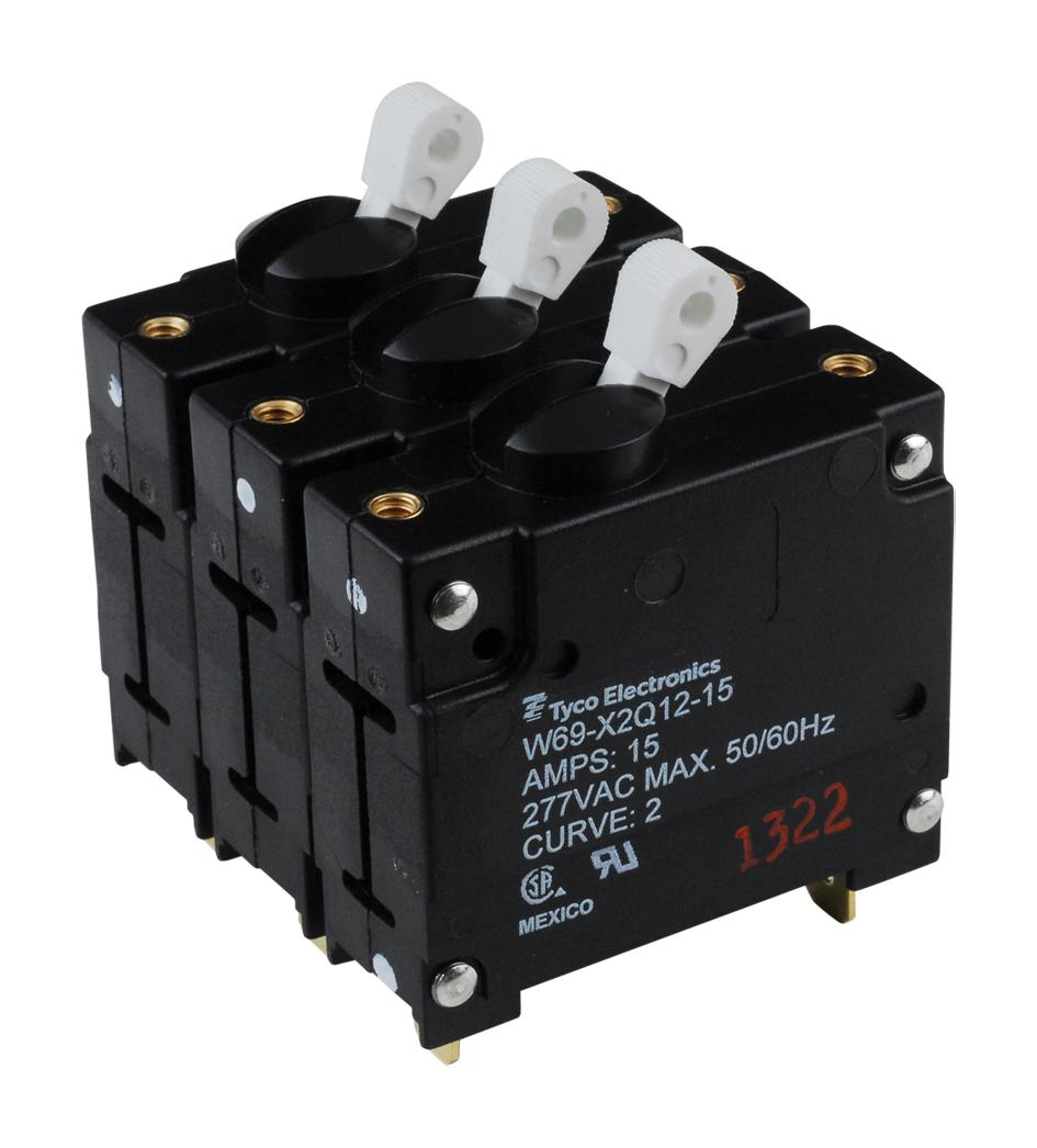 W69-X2Q12-15 - POTTER\u0026BRUMFIELD - TE CONNECTIVITY - Magnetic Hydraulic Circuit Breaker, W6 ...