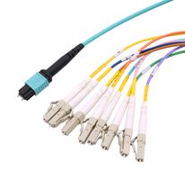 MPM8OM4-LCZ-5 - L-com - FIBRE CORD, MPO PLUG-LC, MM